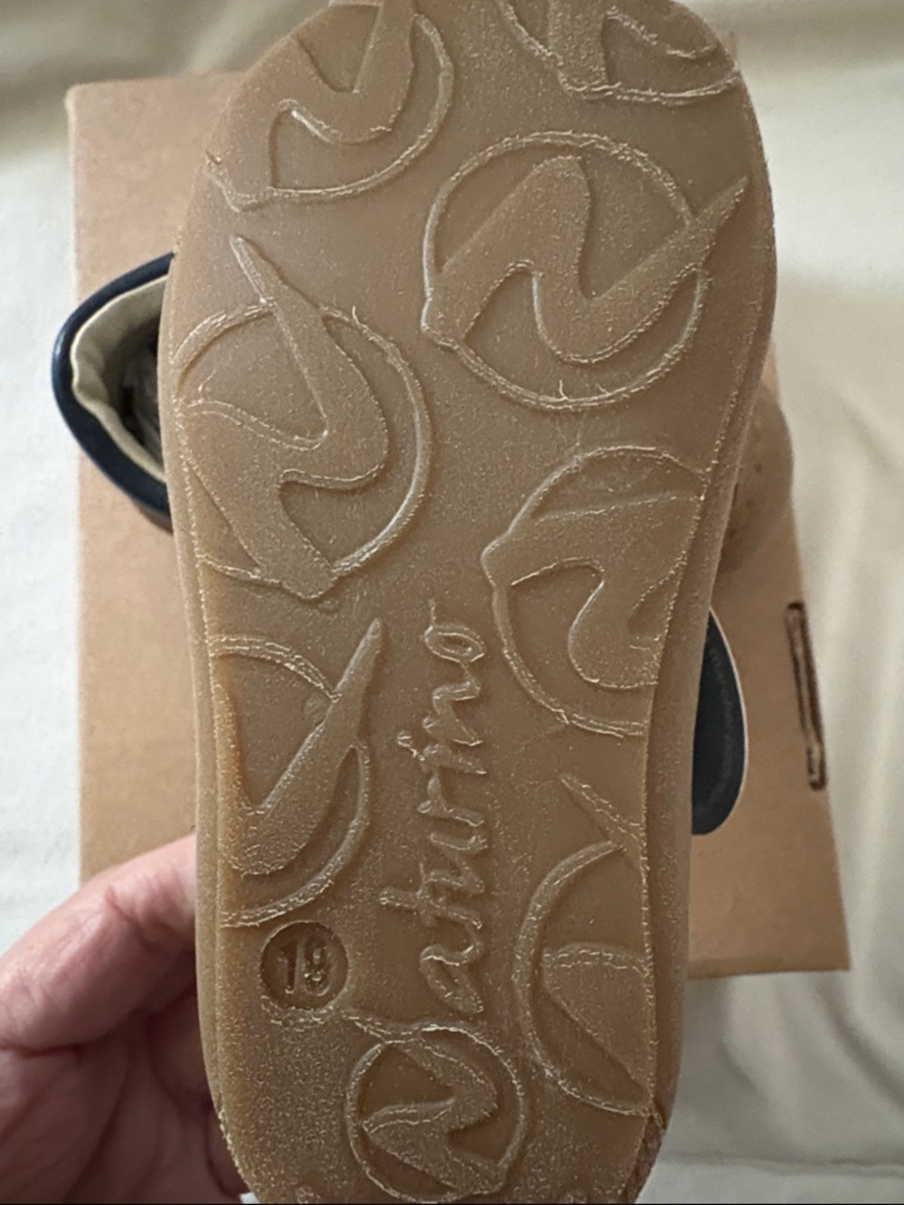 NWT NATURINO COCOON VL Leather first step shoes in Navy - Picture 15 of 15